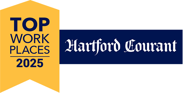 Hartford Courant Top work places 2025 logo